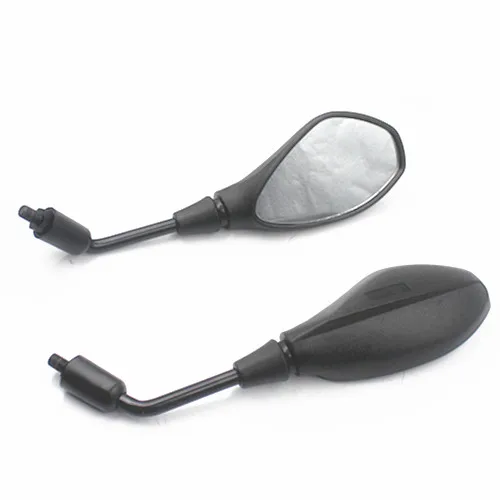 Motorcycle Black 10mm Rear View Mirrors For BMW F800GS F650GS F800R 2008-2011Aprilia SL750 SHIVER DORSODURO 1200 MANA 850