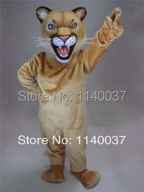 

mascot adult Leopard Panther Cat Cougar Mascot Costume Adult Size Cartoon Character carnival costume fancy Costume