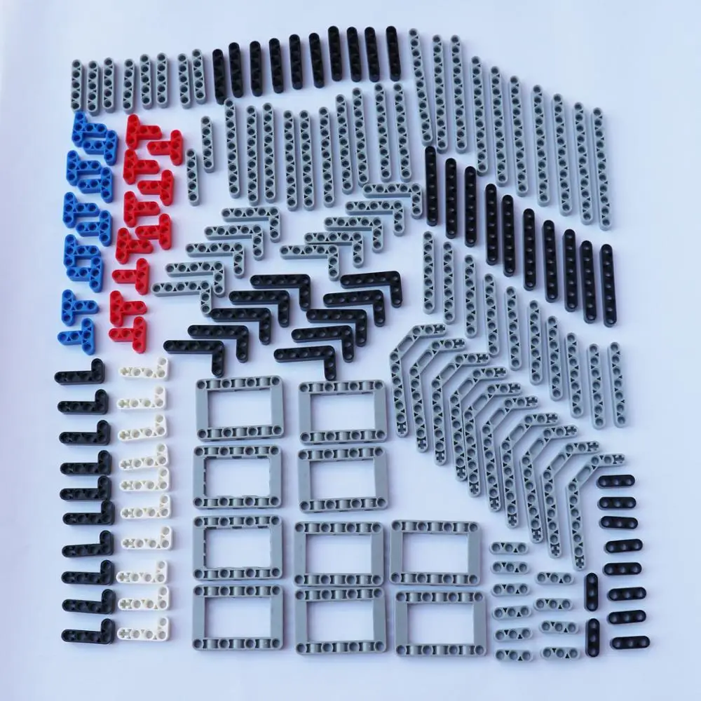 160 قطعة مكعبات بناء قطع فنية سائبة شعاع ليفتارم العاب اطفال مجموعة طوب MOC العاب اعياد ميلاد الاطفال