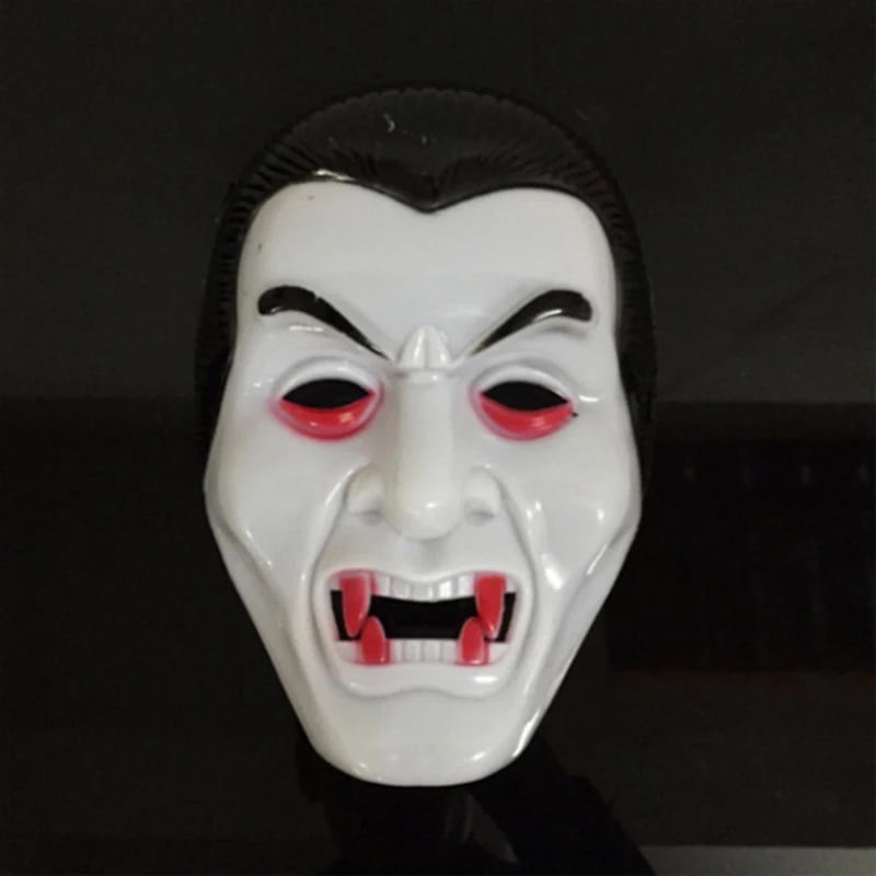 New vampire face Big devil shape plastic masks Halloween intimidation Dracula party Chinese zombies Qing Dynasty