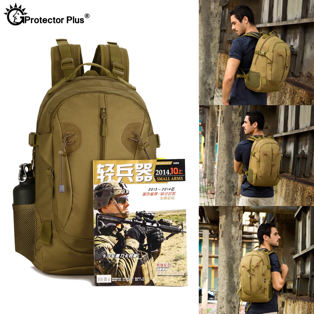 PROTECTOR PLUS 40L Tactical Backpack  Assault Pack Backpack Hunter Pockets Bag Waterproof CS CF Durable Airsoft Hunting