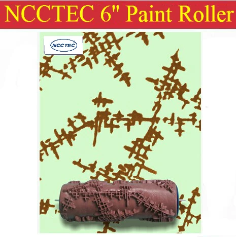 

6'' NCCTEC soft rubber decorator roller FREE shipping | 150mm wall paint roller tools