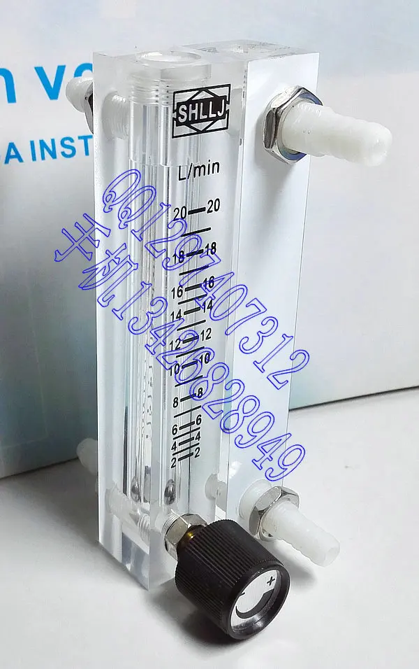 

LZQ-7T adjustable panel type gas flowmeter small air float flowmeter 2~20L/min