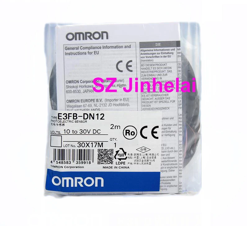 Authentic Original Omron 2M 10-30VDC Photoelectric switch E3FB-DP12 DN11 DN12 RP21