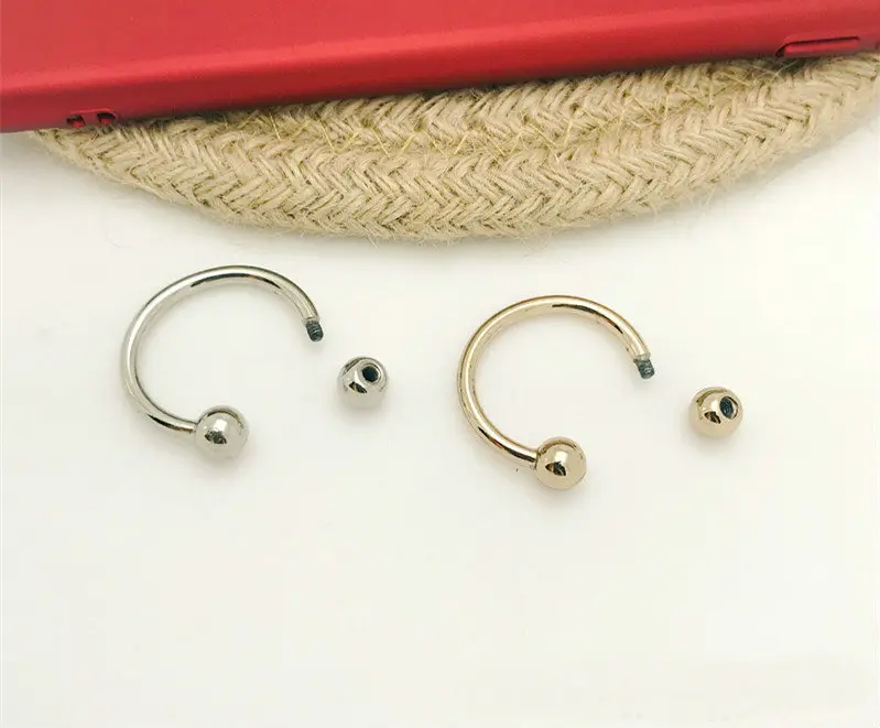 10pcs Semicircle Headset Shape Studs And Spikes For Clothes Rivets For Leather DIY Accessory For Jewelry Findings Craft Supplies