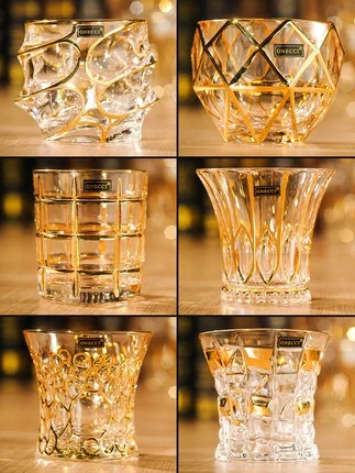 

merry christm Whisky Cup Description Phnom Penh European Lead-free Crystal Glass Brandy Wine Cup Household Beer Spirit Water Cup