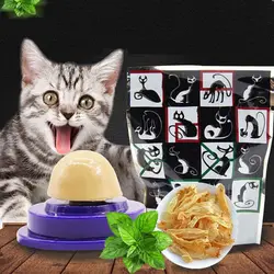 Cat Snacks Catnip Sugar Candy Licking Solid Nutrition Gel Energy Ball for Kitten Cats Healthy Food Digestion Pet Supplies