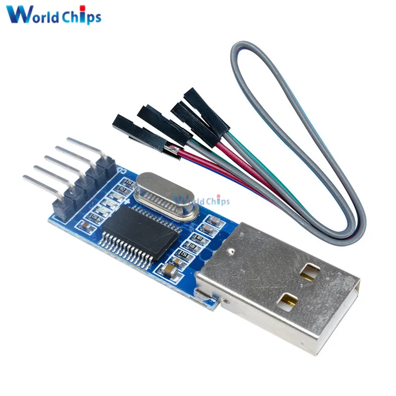 USB To RS232 TTL Converter Adapter PL2303 PL2303HXA Download Board Module With Flexible Cover 4Pins Cable