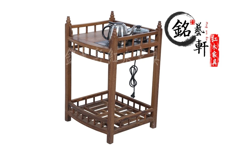 Coffee wenge wood furniture, Ming and Qing classical mahogany tea table tea table tea table tea tables Cooker