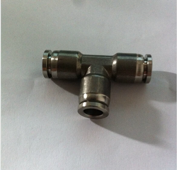 tube size 4mm stainless steel socket weld union tee fitting pneumatic fitting