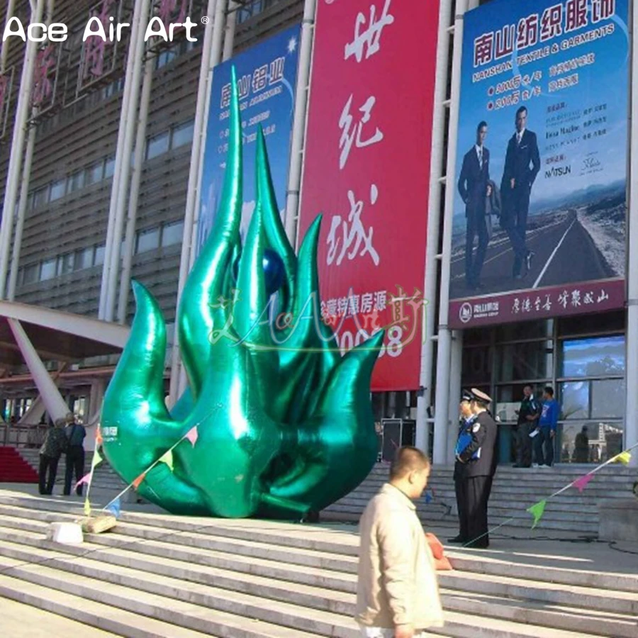 Giant Decoration Model Inflatable Fire Flame Replica Blaze for Party and Promotion