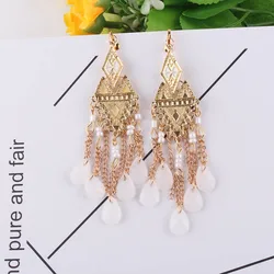 women Clip Earings Promotion Direct Selling Women Jewelry Newest Arrival Long Tassel Without Piercing Earrings Women Party gift