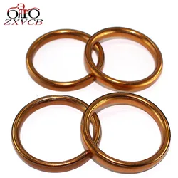 4* FOR KAWASAKI ZR750C 92-95 ZR750D 96-99 ZR-7 750F 99-04 ZR-7 750S 01-04 ZXR 400 89-90 ZXR 400L 91-99 Exhaust Pipe Gasket Seal
