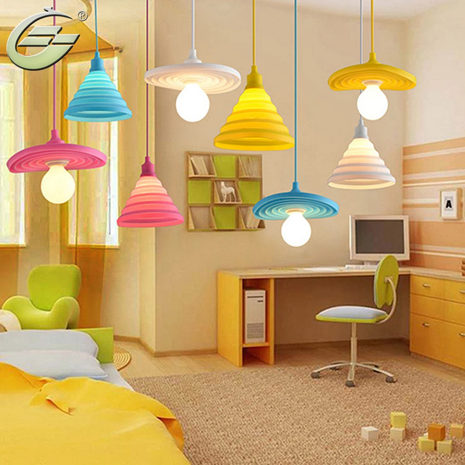 Multicolour single-head silica gel combination pendant lights  for dining room modern,Free Shipping