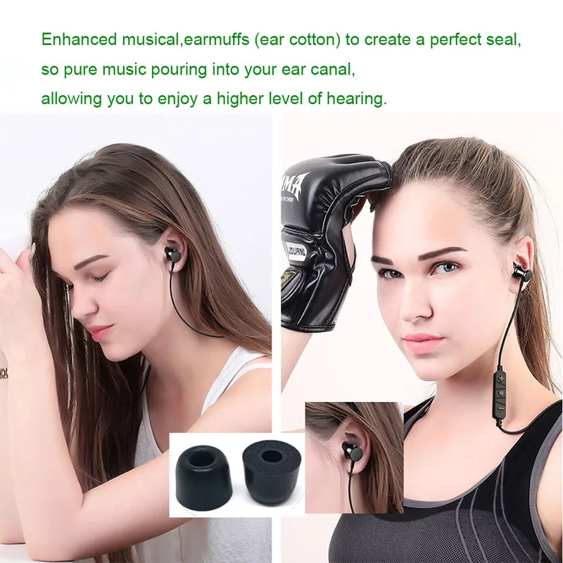 ANJIRUI Original T400 Earphone Tips Foam Memory ear Pads 4.9mm caliber 3 pair memory sponge ear style for in-ear style earphone