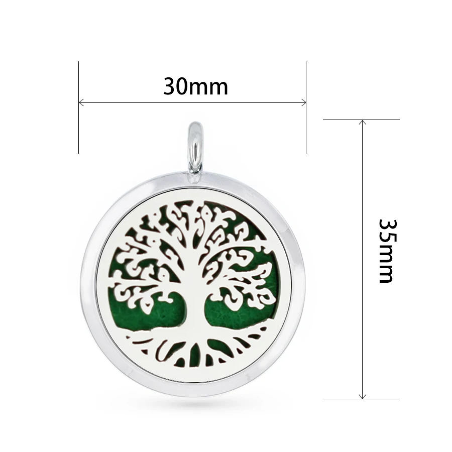 Aroma Locket Pendant Magnetic Aromatherapy Essential Oil Diffuser Perfume Locket Jewelry Fit Necklace Keychain Free 5pads