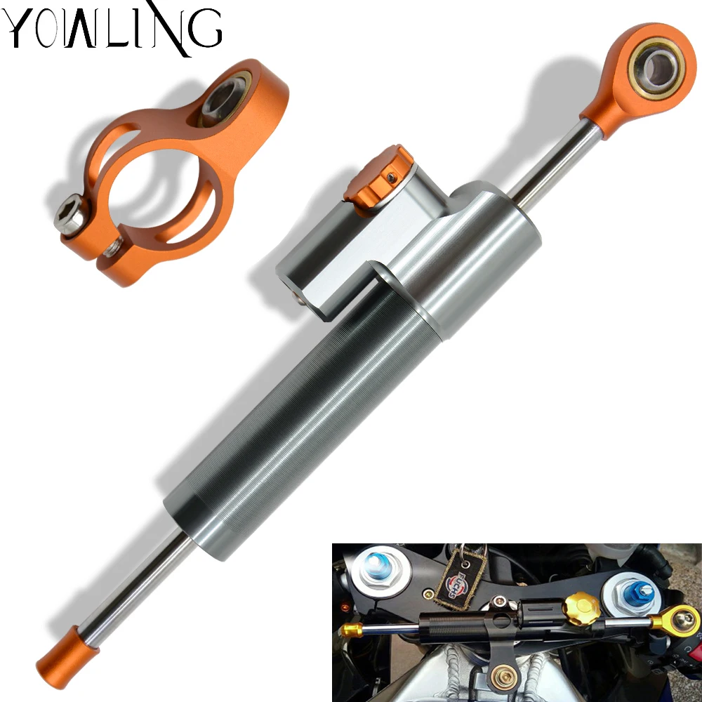 Motorcycle Accessories RC250 RC390 stabilizer Damper Complete Steering Mounting For  RC250 RC390 RC 250 390 2011-2017