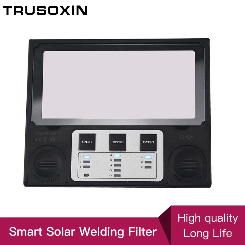 Samrt Solar LI battery Automatic Darkening TIG MIG MMA MAG Electric Welding Filter/Mask Lens for Welding Machine