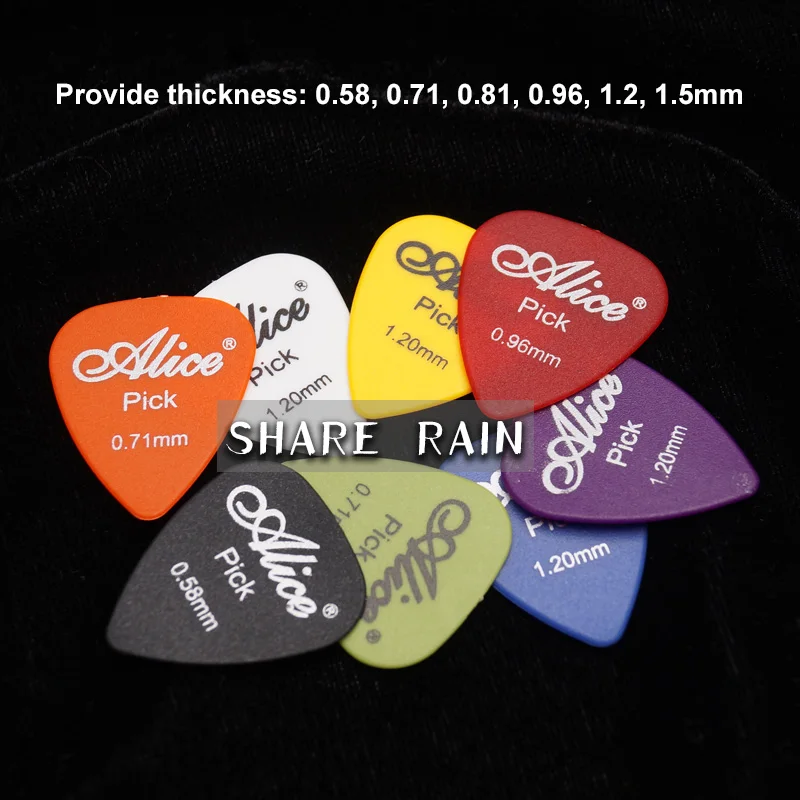 Original alice ABS antiskid Ballad Electric guitar shrapnel Guitar pick Ballad solo strumming