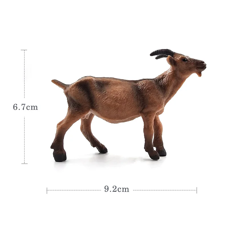 Simulation White Goat Sheep Animal Model Figurine Diy Home Decor Miniature Fairy Garden Decoration Accessories Modern