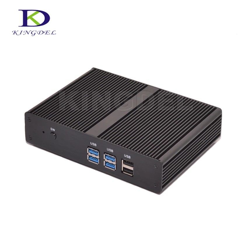 Barebone Mini PC Fanless Mini PC Computer Intel Celeron 2955U/Pentium 3556U Dual Core Micro Desktop PC 1080PUSB3.0 HDMI tiny PC