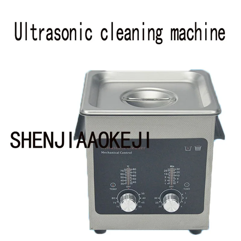 

Small ultrasonic cleaner M1300 stainless steel Digital control ultrasonic cleaner heating function Parts cleaner 110/220V 1PC