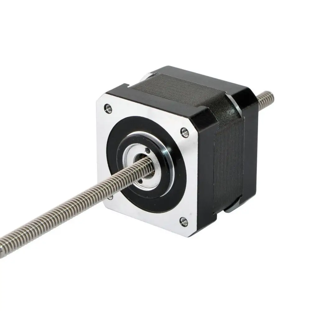 Nema 17 Non-captive Linear Stepper Motor 34mm Body 4-lead 1.5A Lead Screw Length 150mm