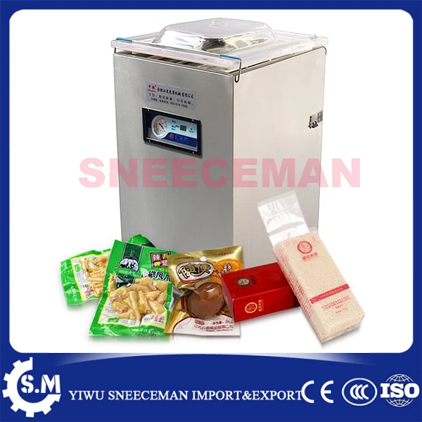 ZF-408 stainless steel vacuum sealing machine dry-wet commercial food vacuum package packing sealer sealing machine