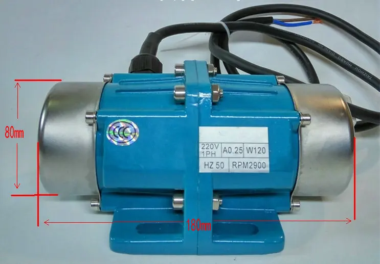 AC380V 100W 50HZ 2900rpm 0-80KG vibration motor vibrator / screening machine / mechanical equipment accessories