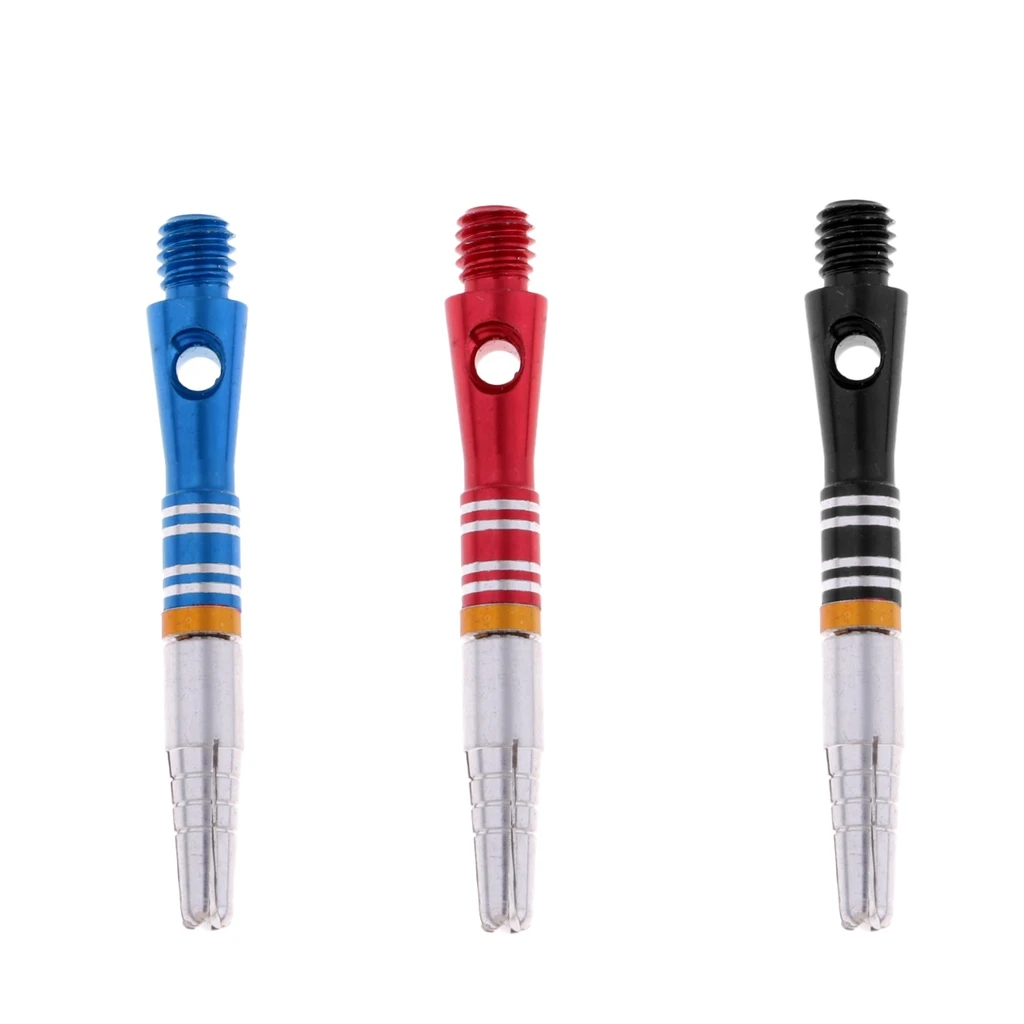 360° Rotating Medium Dart Shaft Stem Lightweight Aluminum Alloy Darts Accessories Red/Blue/Black