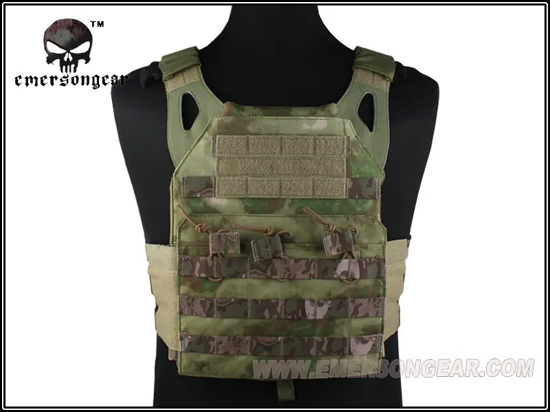 Emersongear-JPC Tactical Jumper Plate Carrier, Airsoft Combat Molle Vest, Support AT-FG, EM7344H