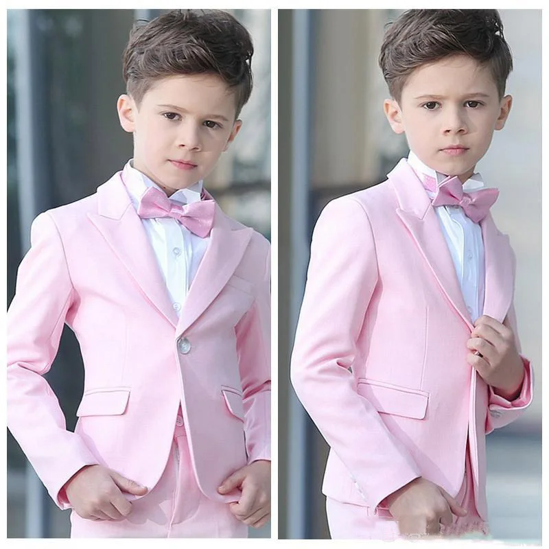 new wedding suits for Boys' Suit shawl lapel boys mens suits two piece Boy's Formal Wear slim fit two button jacket+pants+tie