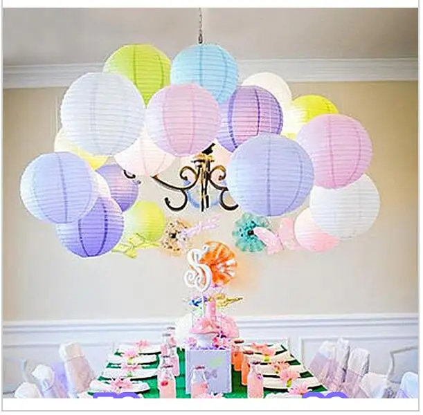 4-6-8-10-12-14 Inch 10-40cm China Green Lanterns Wedding Holiday Winter Cherry Baby Birthday Party Celebration Dress Date