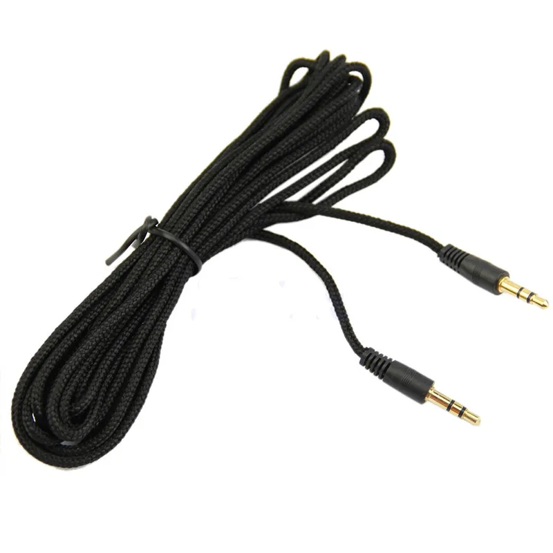 2/3/5m Male to Male 3.5mm Jack AUX Audio Stereo Headphone Extension Cable 3.5 mm Auxiliary Cord for Phone Speaker Earphone Car