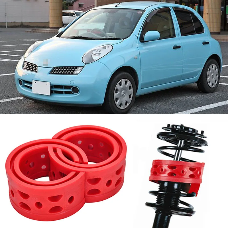 

2pcs Size C Front Shock Suspension Cushion Buffer Spring Bumper For Nissan March