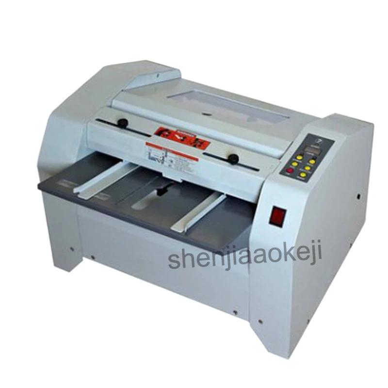 

A3 A4 Automatic Folding Machine Paper Book Binding Machine Saddle Stitching Electric Stapler Creasing Machine 220V/110V 1pc