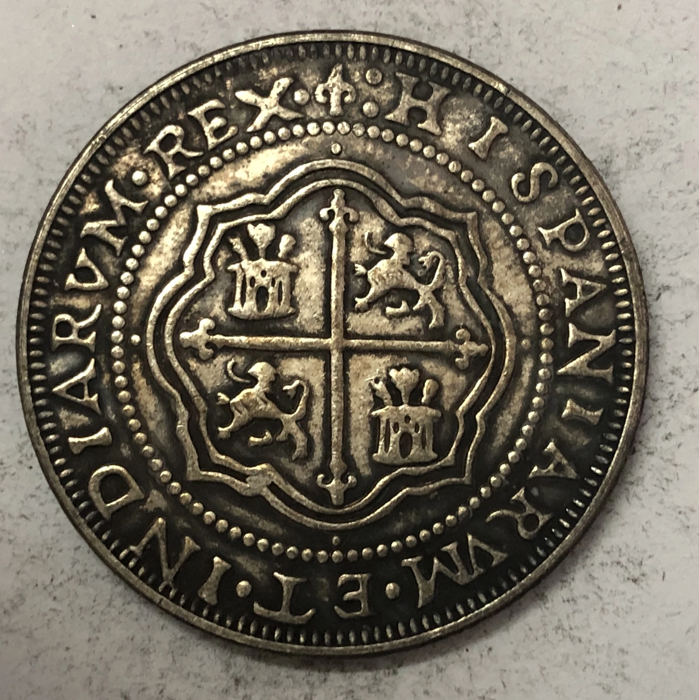 1631 Mexico Silver Plated One Dollar Exact Copy High Quality