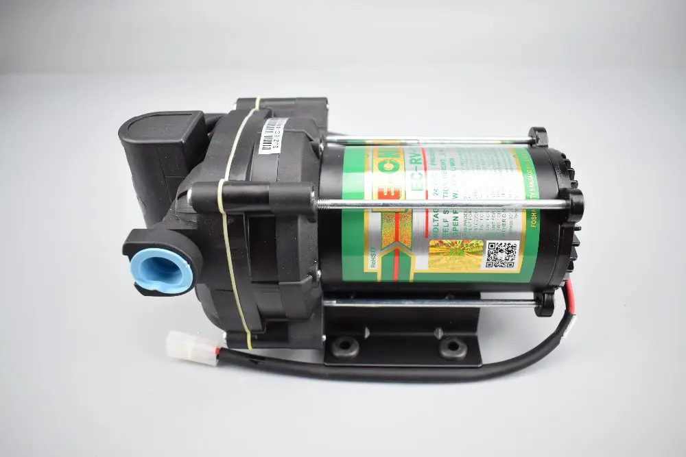 E-chen EC-RV-10LF Water Delivery Pump 10L/Min Diaphragm Pump Self-priming RV Pump 24V DC Pressure Switch Cutoff at 65psi