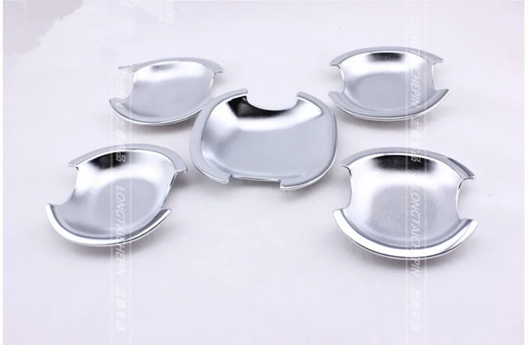 For Toyota RAV4 5 Door 2006 2007 2008 2009 2010 2011 2012 2013 Abs Chrome Car door handle Cup Bowl covers car accessories