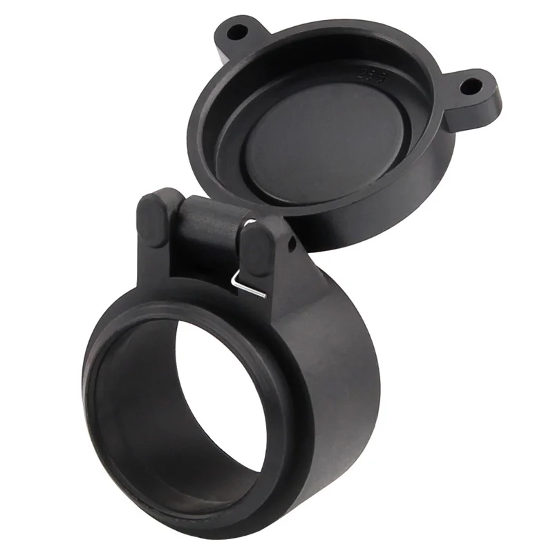 25.4-69MM Rifle Scope Lens Cover Flip Up Quick Spring Protection Cap Objective Lense Lid Airsoft Caliber HT37-0043