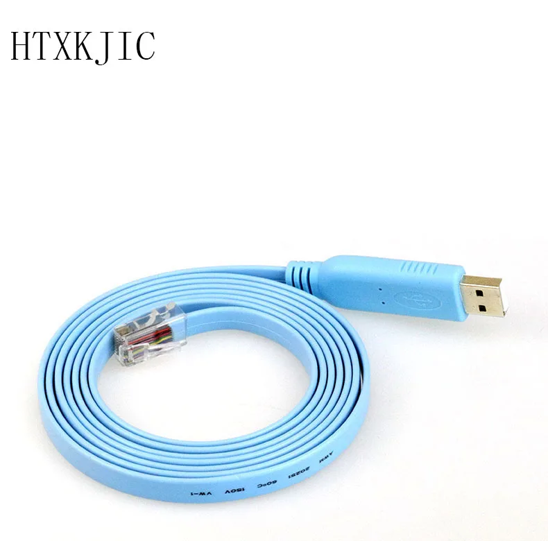 ftdi ft232r rs232 serial to rj45 console cable rollover cable for cisco router h3c huawei fortinet juniper router