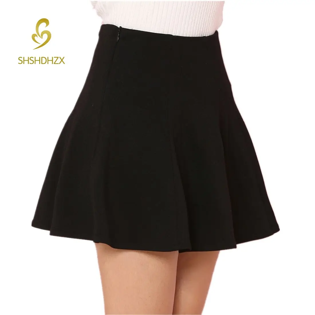 

Pleated Casual Mini Skirt Women 2018 summer Fashion Sexy Womens Short Skirts faldas high waist skirt plus size skirts womens 5XL