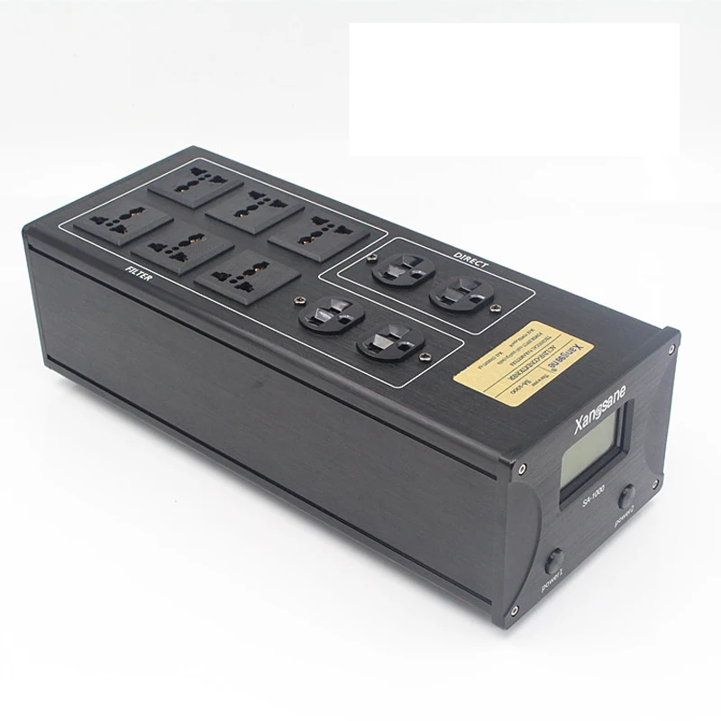 Hi-End Hifi Audio 10ways Schuko/US/AU Outlets Noise Filter AC Power Conditioner Audiophile Power Filter Power Purifier