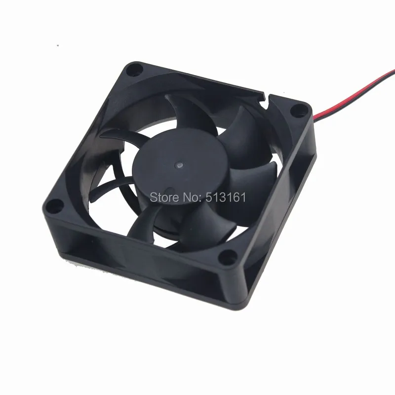 10 cái/lốc Gdstime 2Pin DC Không Chổi Than Cooler Fan 12 V 70x25 mét Cao Tốc Độ RPM
