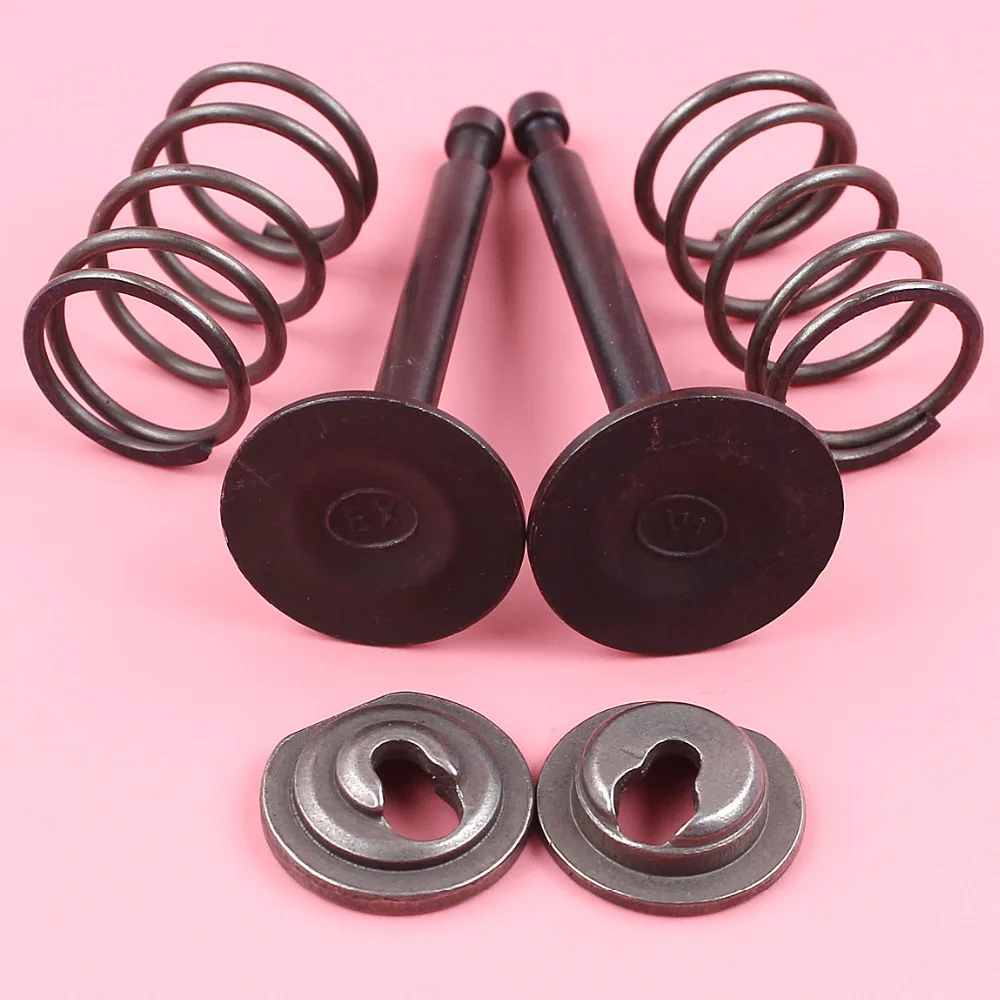 Intake Exhaust Valve Retainer Spring Set For Honda GX160 GX200 5.5HP 6.5HP Trimmer Brush Cutter Engine Motor Parts
