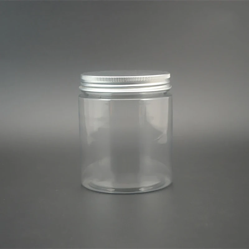 250g Plastic Storage Jars Transparent Empty Cosmetic Containers for Food Packaging Bottles Free Shipping