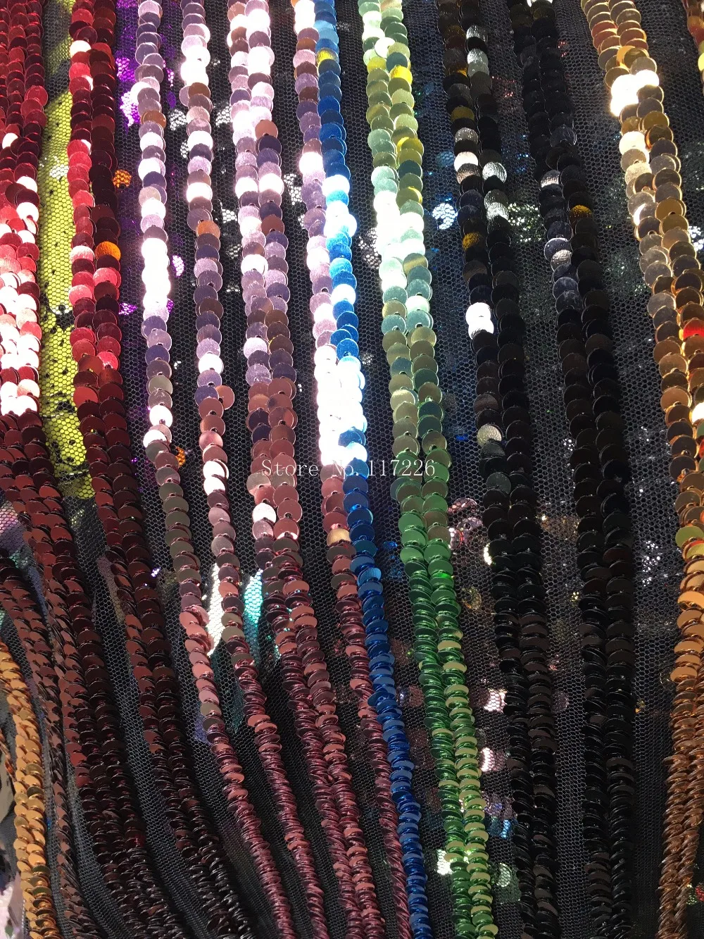 

Free Shipping by dhl High quality JRB-91237 embroidered lace fabric with sequins for sewing