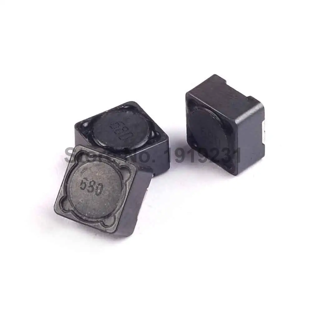 50PCS 12X12X7mm 12*12*7mm 12 * 12 * 7 68UH standard word 680 shielded inductor / SMD Power Inductors