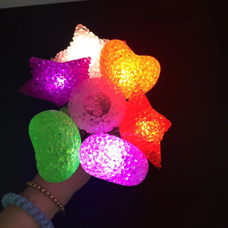 Fashion Hot Sale Led Clothes Fashion Party Xmas Halloween Star Heart Flower Sticks Magic Wand Flashing Lights Up Glow Event