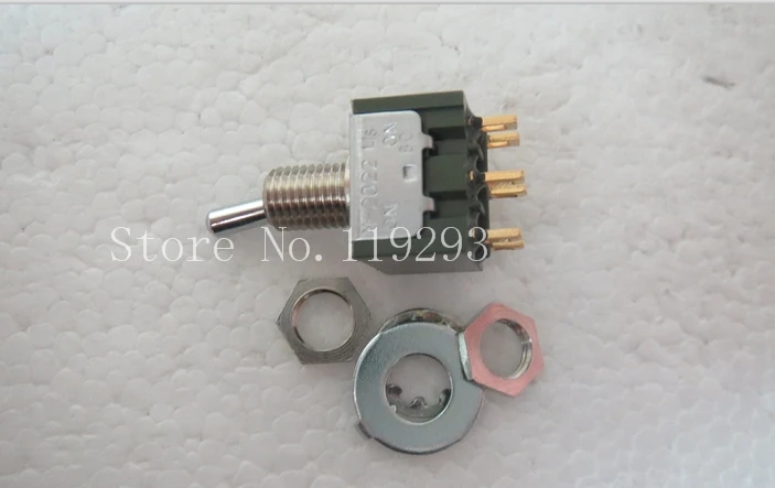 [BELLA]M-2022 Japan NKK Toggle Switch 0.4VA 28V gilded 6 feet 2 new original file Toggle Switch--10PCS/LOT